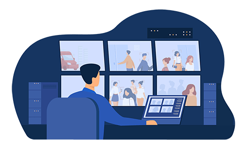 Off-Site-Monitoring (Virtual Guarding)